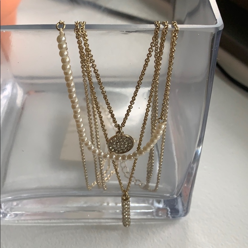 Ann Taylor layered necklace